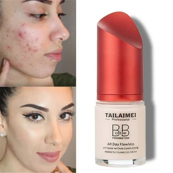 

Foundation Soft Matte Long Wear Oil Control Moisturizing Concealer Foundation BB Cream Womens Makeup