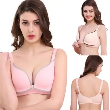 

Fashion Women Wirefree Breastfeeding Bra Soft Cotton Clothes Maternity Breastfeeding Nursing Underwear soutien gorge allaitement