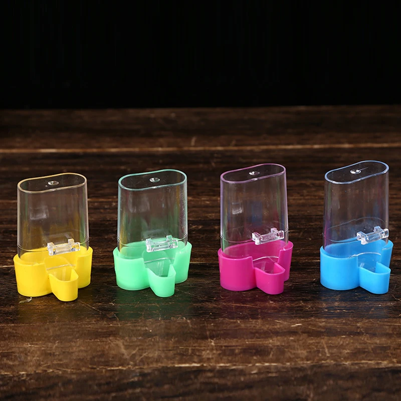 Automatic Drinker Bird Supplies Feeder Drinking Cup Water Waterer Clip Pet Dispenser Bottle Bowls 1 Pcs For Pet Parrot bird feeder parrot feeder parrot feeding bowl bird water drinker pet water feeder