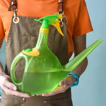 

Dual Nozzles Watering Can Pot Garden Patio Plant Growth Trigger Spray Bottle Garden Tools Garden Supplies Large Capacity