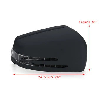 

1 pair Rearview Mirror Cover Gray Rearview Mirror Cover Accessory Parts