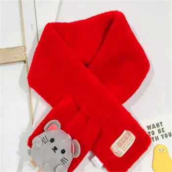 

Maomao baby bib thickening warm winter han edition cartoon cute collar collar fluffy boy girl child X254