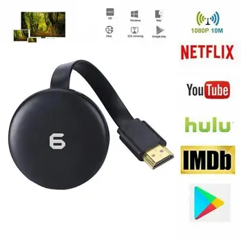 

Dual Core HD Wireless Screen Projector 2.4G/5G Mobile TV With Screen HDMI Video Transmitter 4K USB For IOS Android Windows