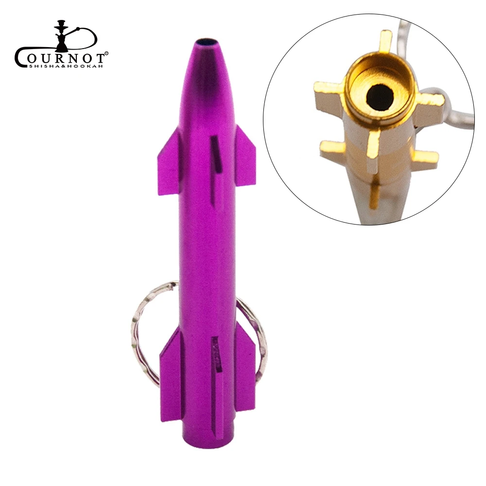 COURNOT Rocket Aluminum One Hitter Bat w/ Spring 74 мм металлическая курительная травяная трубка для