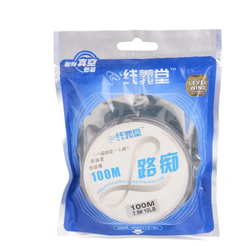 

Line Yi Tong 100 M Fishing Line Color Nylon Thread Wear-Resistant Fishing Lure Line Import Raw Silk Wholesale