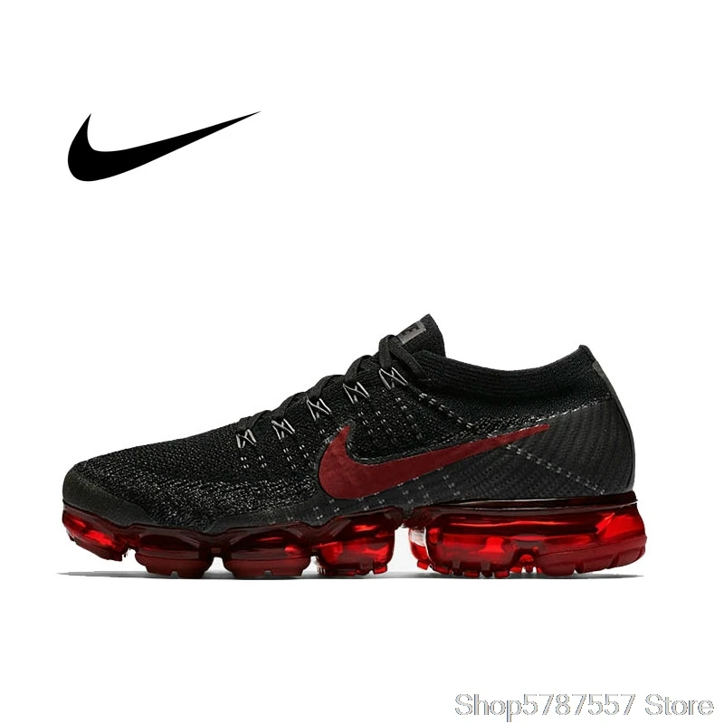 Мужские кроссовки Nike Air VaporMax Be True Flyknit оригинальные дышащие Спортивные с низким