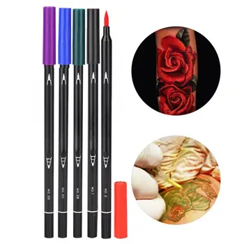 

Microblading Double End Tattoo Positioning Skin Marker Marking Pen Tattoo Tool