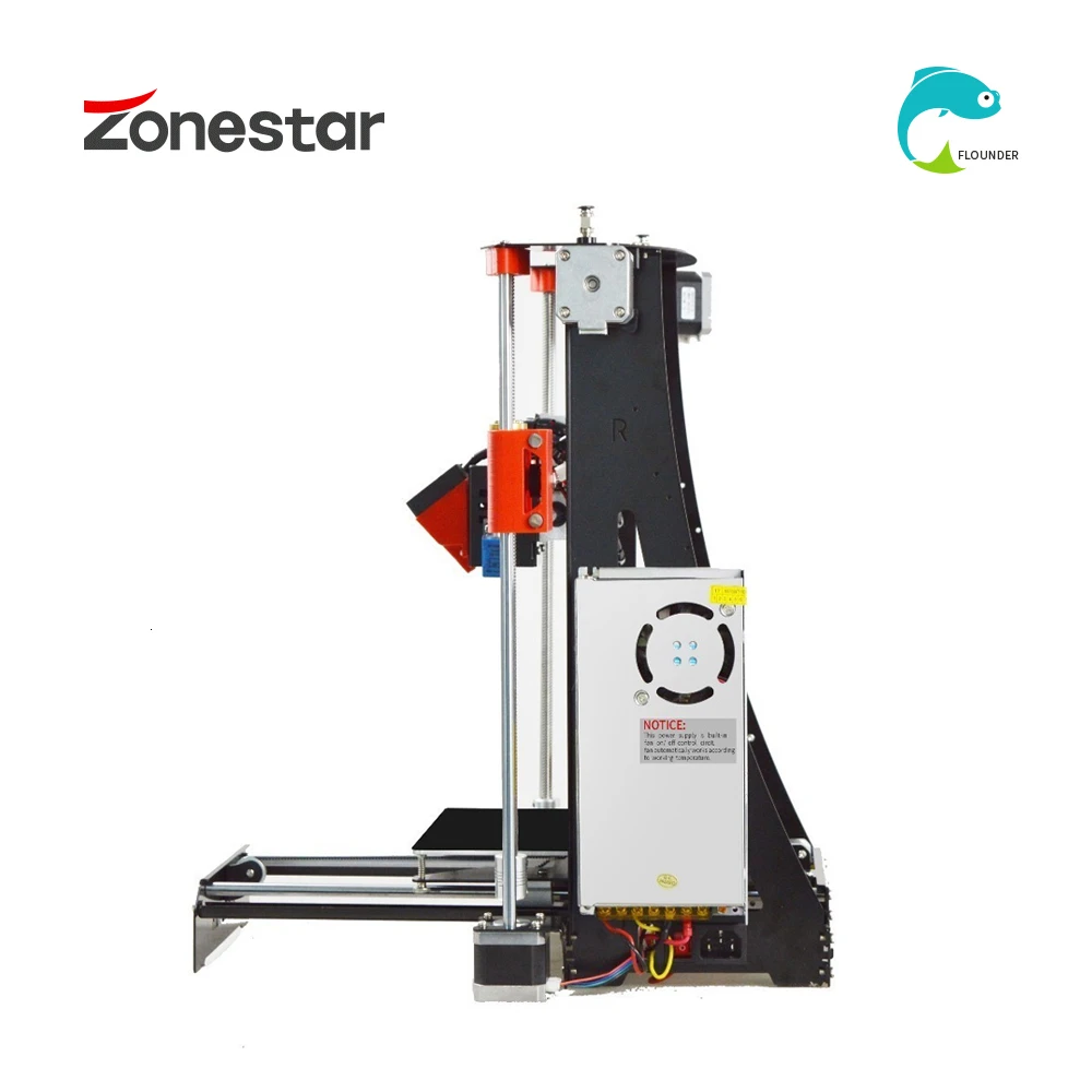 Дешево ZONESTAR Лидер продаж дешевый двойной экструдер черный металл A8 i3 Авто микс открытый источник обновления лазерная гравировка RepRap 3d принтер DIY к...