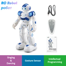 LEORY RC רובוט תכנות אינטליגנטי שלט רחוק Robotica צעצוע הולך על שניים Humanoid רובוט לילדים ילדי מתנת מתנת יום הולדת(China)