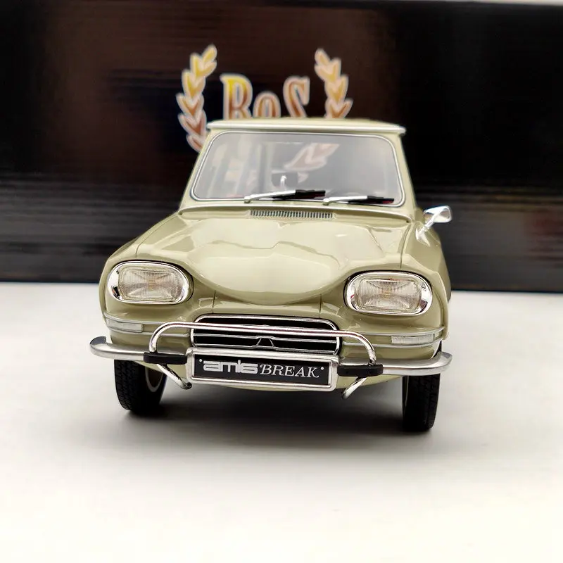 BOS 1:18 для Citroen Ami 6 Break 1967 бежевый BOS389 Ограниченная серия коллекционные модели из