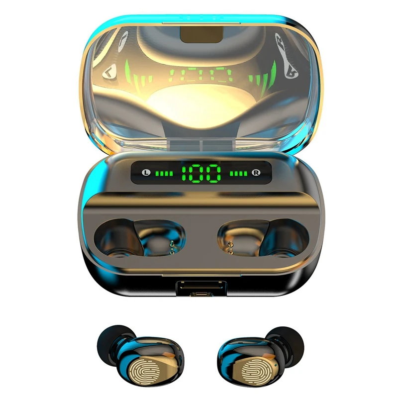 F9 Bluetooth Headset Binaural Sports Bluetooth TWS Bluetooth Power Display Wireless Bluetooth Headset TWS
