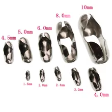 1,5, 2,4, 3,2, 4, 5, 6, 8, 10 мм, нержавеющая сталь, шарик, бисер, цепь, соединитель, застежки, конец, Обжимной Шарик для самостоятельного изготовления ювелирных изделий, фурнитура для цепи