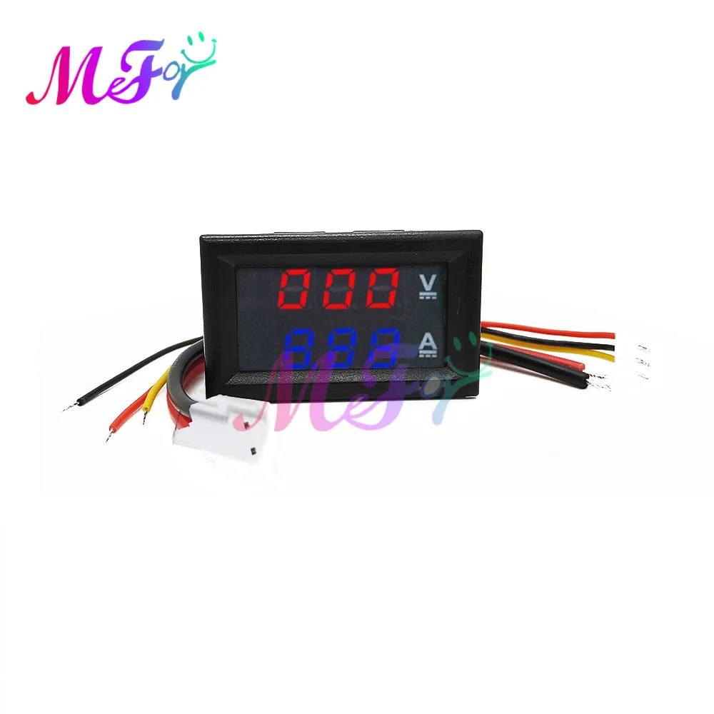Mini Digital Voltmeter Ammeter DC 100V 50A 100A Panel Amp Volt Voltage Current Meter Tester
