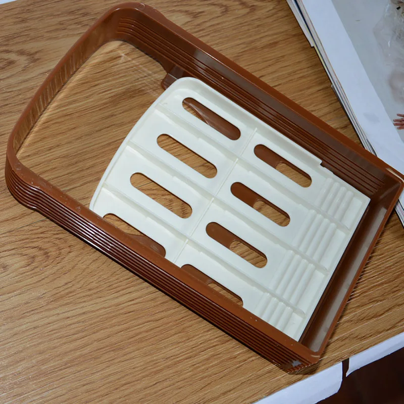 Хлеб, буханка хлеба, ломтики хлеба резак слайсер для резки и нарезки ломтиками направляющая Форма Производитель кухонного хлеба слайсер DD