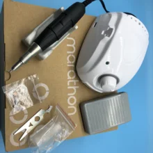 Сильный 210 марафон Чемпион-3 Сильный 102 туфли с металлическим носком; 35000 об/мин Электрический Фрезер для ногтей, сверлильный Форте 210 инструмент для маникюра машина