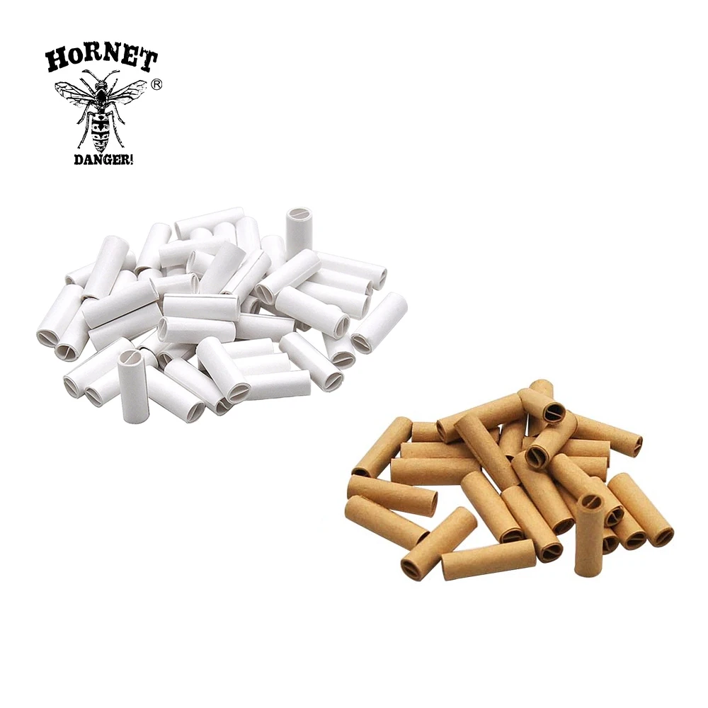 HORNET DANGER 150 x Natural Gum 5MM /6MM Slim Rolling Paper Pre Rolled Natural Tips Unrefined Cigarette Rolling Paper