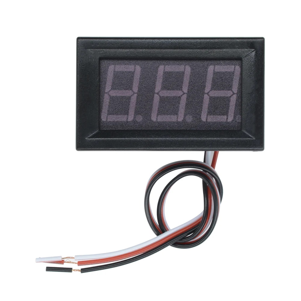 MING-BIN 0.56 Red LED Display DC Voltage Meter Voltmeter Can Test Positive and Negative Voltage Tester MING-BIN 0.56 Red LED Display DC Voltage Meter Voltmeter Can Test Positive and Negative Voltage Tester