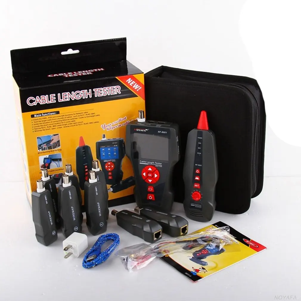 US $129.17 Nf 8601w Professional Full Featured Cable Tester Network Tester Ping Test
