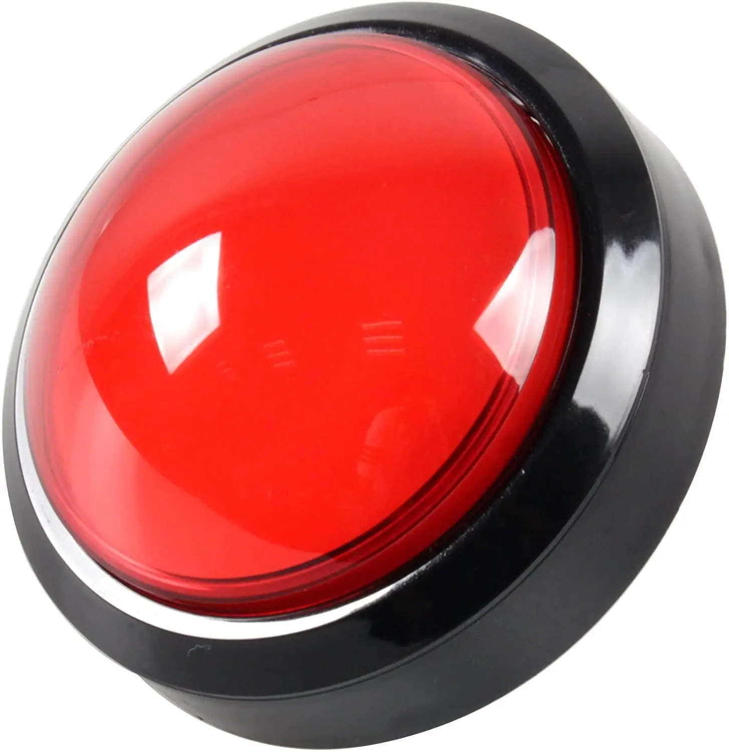 1x 4 Inch 100mm Big Dome 12V LED Illuminated Push Buttons With Microswitch For Arcade Machine Video Games Parts 