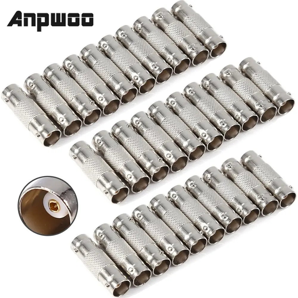 ANPWOO sin soldadura hembra conector cctv BNC inyector para sistema de cctv CCTV Cámara Accesorios