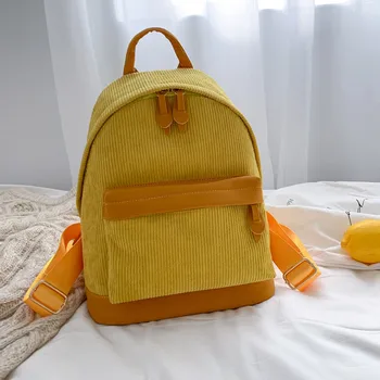 

Women Backpack Rucksack Solid Striped School Tote Shoulder Backpack Casual Bags Backpacks for Teenage Girls Student Mochila