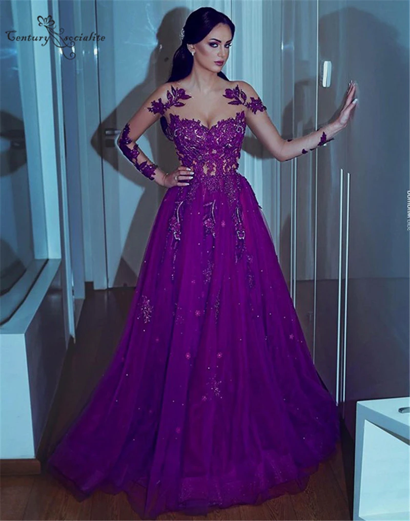 Purple dress illusion Outlet