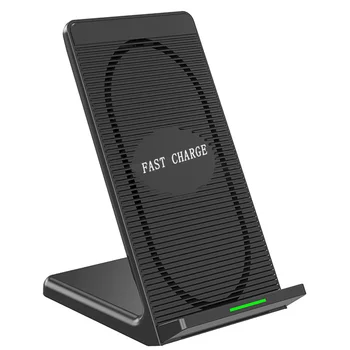 

Charger Stand Pad Mobile Phone Convenient Micro USB Wireless Fast Charging 2 Coils Cooling Fan Portable for iphone Or