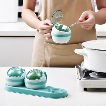 

Spice Rack Sets Spice Bottle Storage Rack Kitchen Salt Seasoning Jar Pepper Bottle Barbecue Shakers Spice Jars Set Sugar Salt