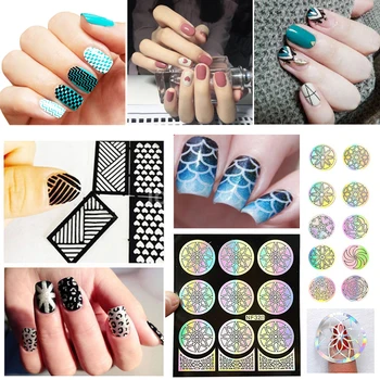 

Water Decals Transfer Stickers for Nail Art Decorations Slider Manicure Nail Art Transfer Stickers Watermark Nail Foil Tips