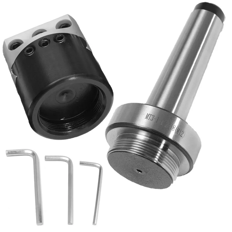 

50Mm Mt3-M12 Drilling Head W/ Straight Shank Boring Bar For Lathe Milling Tool