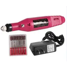 20000 ОБ/мин Электрическая ручка-форма Педикюр Маникюр машина пилка для ногтей дрель+ 6 бит