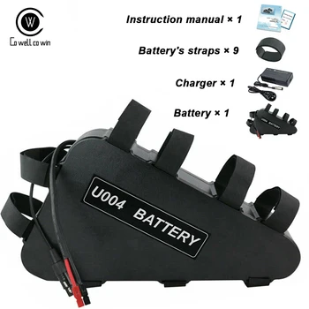 

Triangle 48V 31.5AH 13S9P built in Samsung 35E cell Powerful Ebike Battery Pack with 50A BMS for 1800W 1500W 1000W Motor