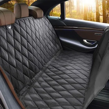 

Luxury Dog Carriers Waterproof 600D Oxford Pet Dog Car Seat Cover Rear Seat With Anchors Hammock PS6893