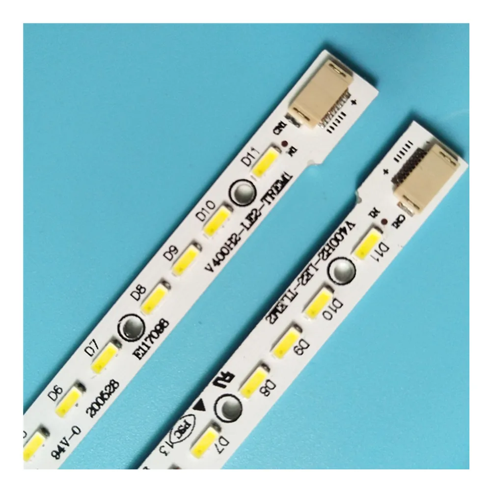 

10pcs xLED Backlight strip for 40AL800 40EL100C V400HJ2-LE2 E187565 V400H2-LE2-TLEM2 TLEM2 V400H2-LE2-TREM2 TREM1 66LED 453mm