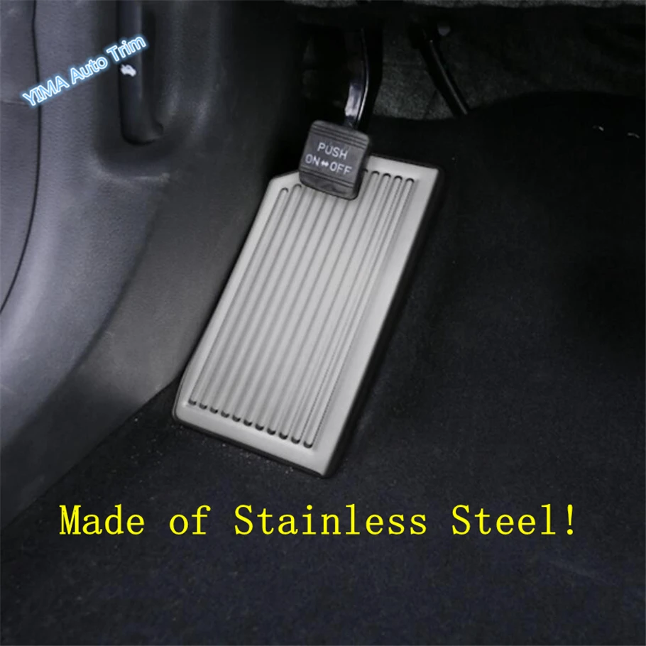 

Lapetus Auto Styling Left Foot Rest Pedal Frame Cover Trim Fit For Hyundai Tucson 2016 - 2020 Stainless Steel / Interior