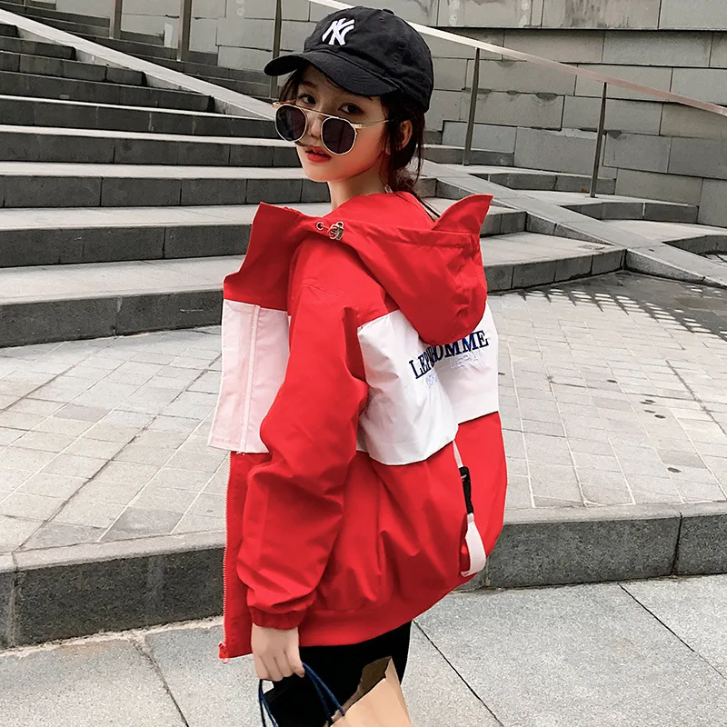 

Childrenswear Women's Large CHILDREN'S Jacket 2019 New Style Autumn Children Spring Autumn Winter Autumn Clothing Raincoat Jacke