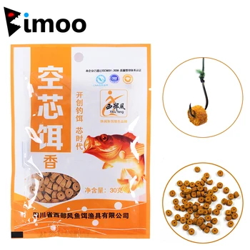 

Bimoo 1 bag Red Carp Fishing Hollow Bait Grass Carp Baits Fishing Baits Lure Formula Insect Particle Hook Up