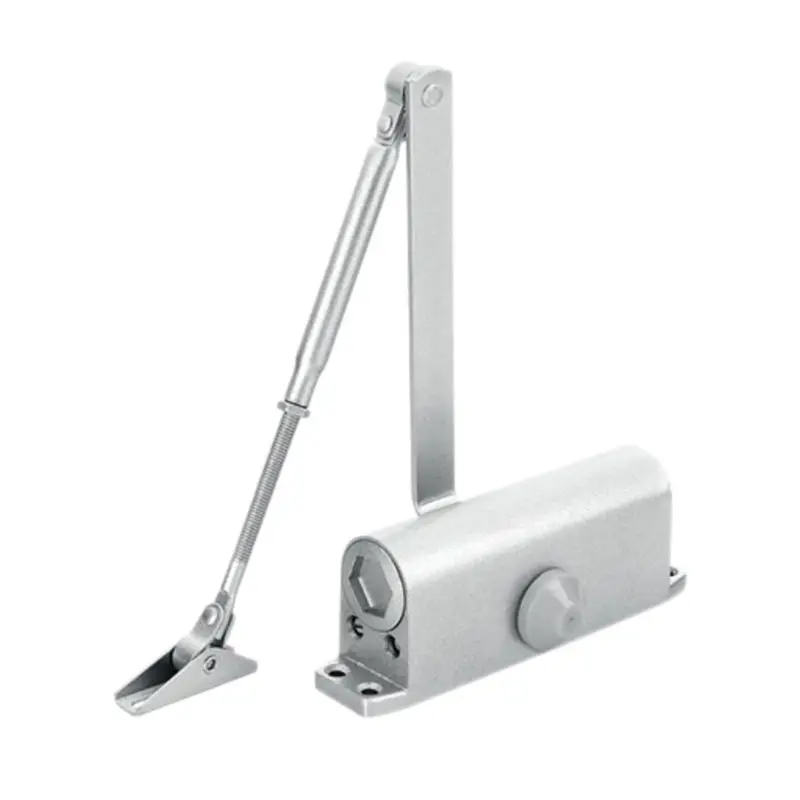 

OOTDTY Round Type Adjustable Automatic Spring Hydraulic Door Closer Closing Latching