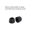 4.9 mm 1Pair Soft Memory Foam Earbuds Earmuffs For KZ QCY Xiaomi Headphones Noise Isolation Eartips For Sony Samsung Earphone ► Photo 2/6