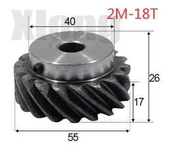 

2pcs 2M-18Teeths Inner Hole: 12mm 45 Degree Helical Gear Left-Handed 0.33g