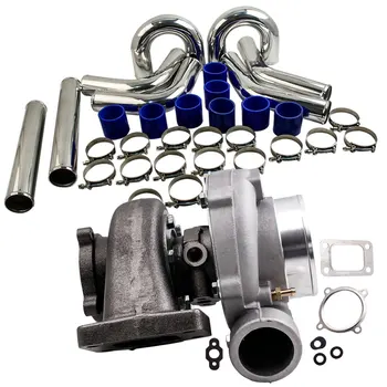 

GT35 GT3582 GT3582R Turbo For Ford Falcon BA BF XR6 & 76mm Intercooler Pipe Kit T3 Flange Water Cooled Turbocharger 3.0L-6.0L