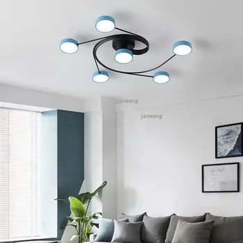 

Nordic LED Iron Simple Ceiling Lights Modern Light Luxury Ceiling Light Bedroom Creative Ceiling Hanging Lamps Light Fixtures