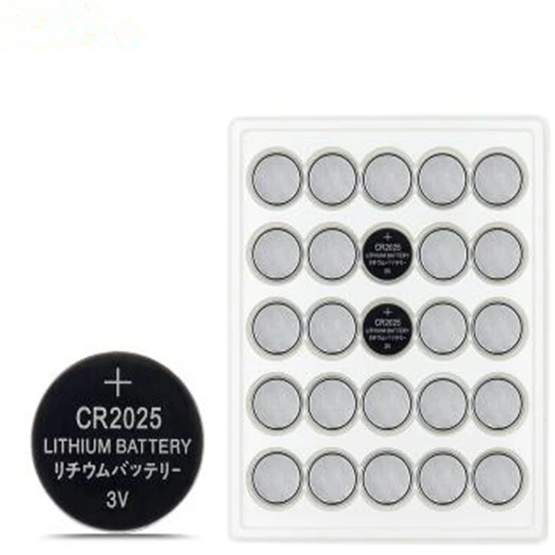 

High Quality 50Pcs CR2025 3V Button Battery Lithium Li-io For Watched,Clocks,Remote Control Other Electrical Appliances