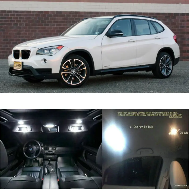 

9 шт., светодиодные лампы для салона автомобиля Bmw x1 e84 2013