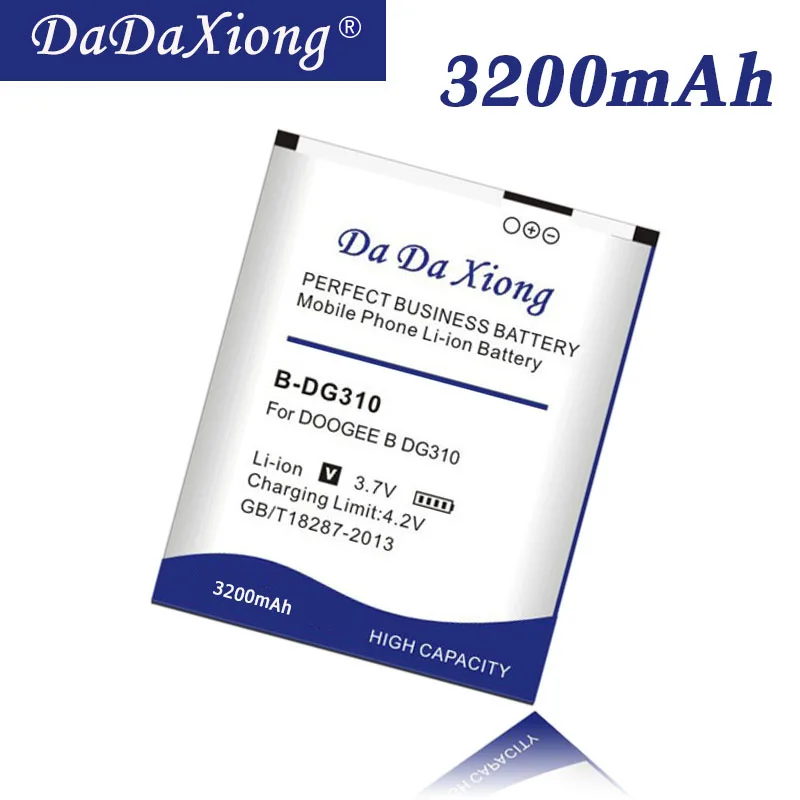Оригинальный аккумулятор Da Xiong 3200 мА/ч B-DG310 Батарея Для DOOGEE DG310 мобильный телефон |