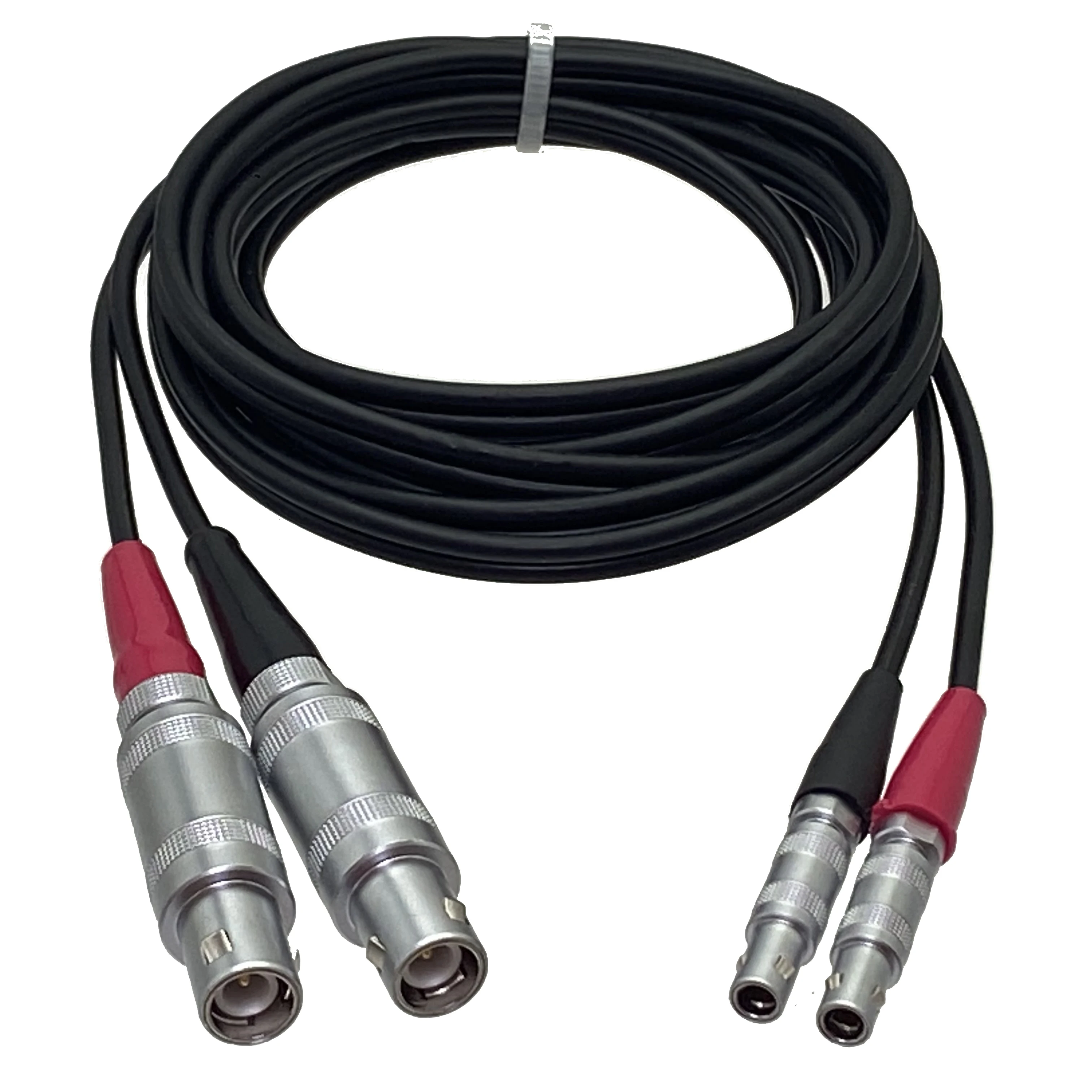 Conector Macho Conexão Twin Cabo para Ultrasonic Flaw Detector Terminais de Fio Conector Dual Ffa 1s c9 para 00s 00 c5