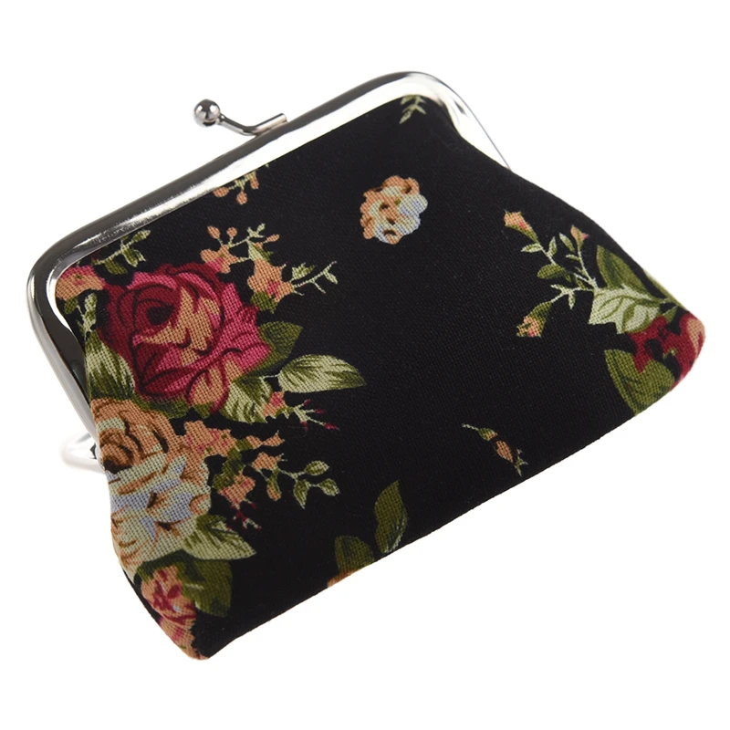 

Canvas Hasp Purse Key Coin Wallet Bag