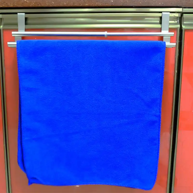 Toallero universal para puerta de armario de acero inoxidable sin taladrar ni atornillar etc. MisterMountain/® soporte para toallas pa/ños de cocina