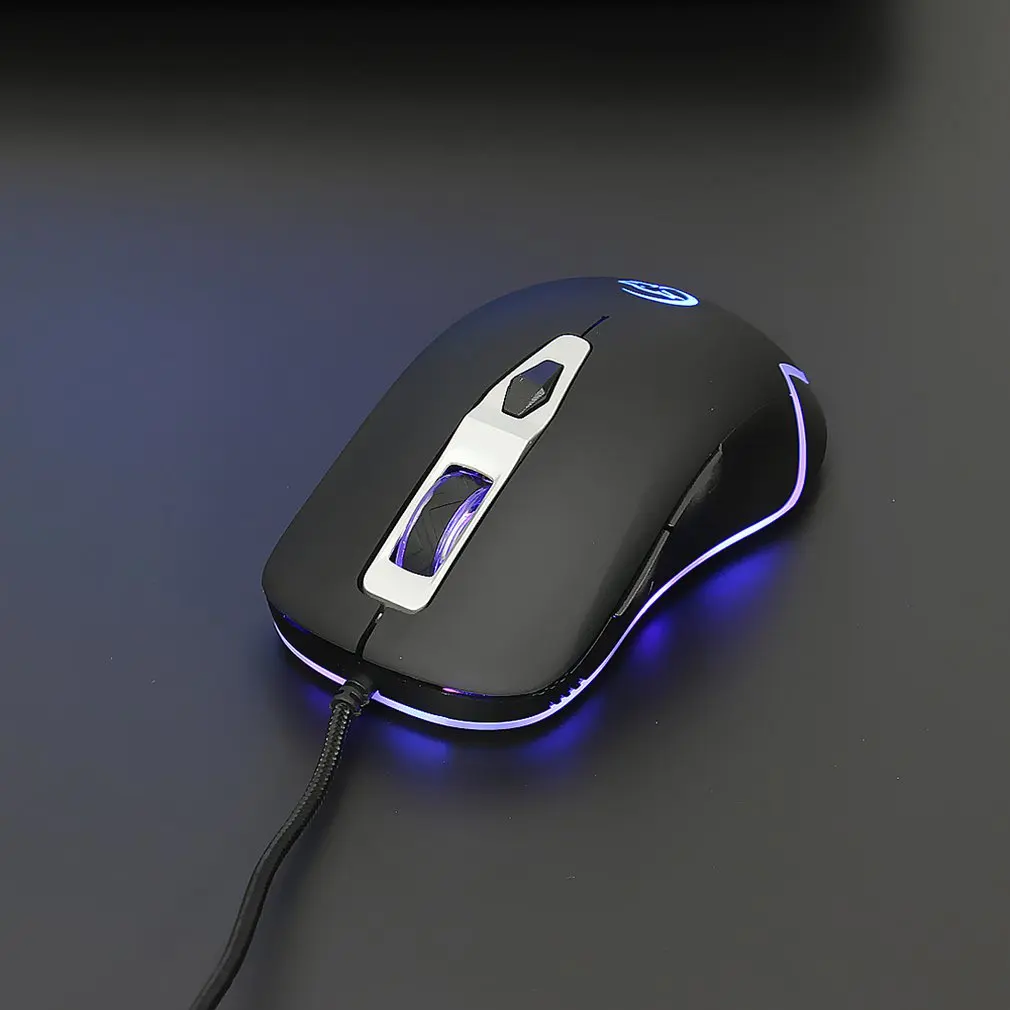 Макропрограммирование Механическая мышь Usb Проводная оптическая мышь игровая мышь с четырьмя лампами матовая текстура