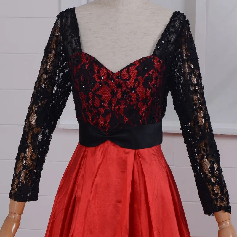 Vestido de festa, вечерние, на выпускной, с бисером, сексуальное платье, ТРАПЕЦИЕВИДНОЕ, с рукавами, сзади, кружевное, вечернее, официальное, для матери невесты, платья